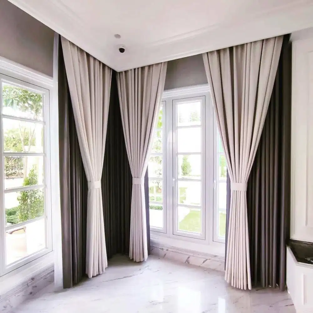 Menerima Pemasangan Gorden Wallpaper Dinding 3D Gordyn Hordeng Korden