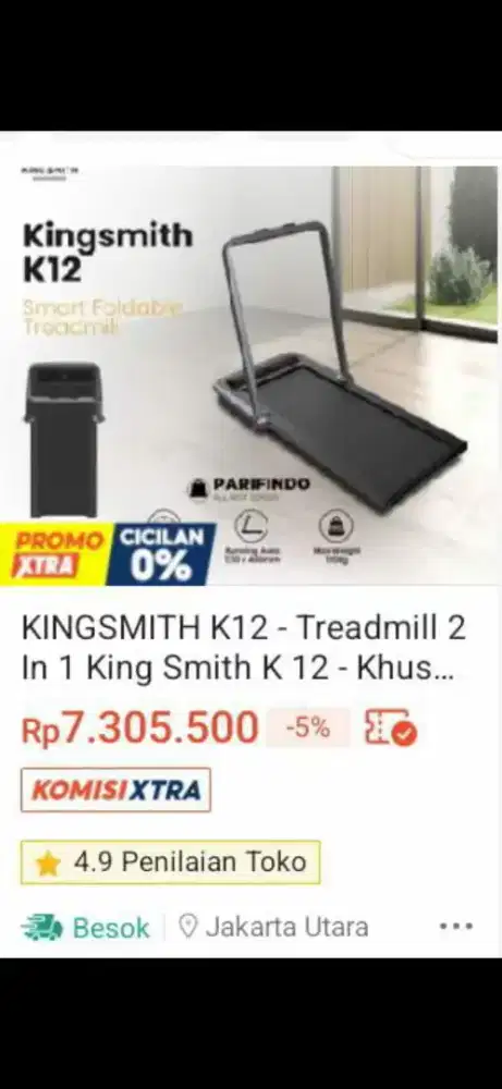 Jual treadmill Baru