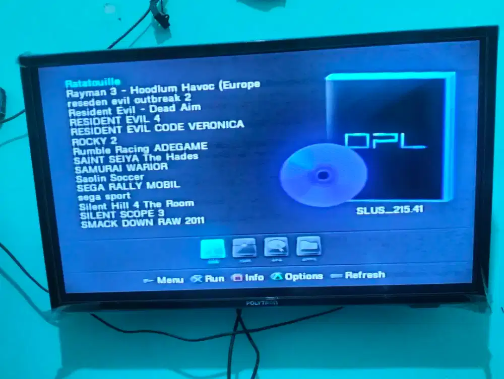 PS2 slim seri 9 Matrix Hardisk External 500GB