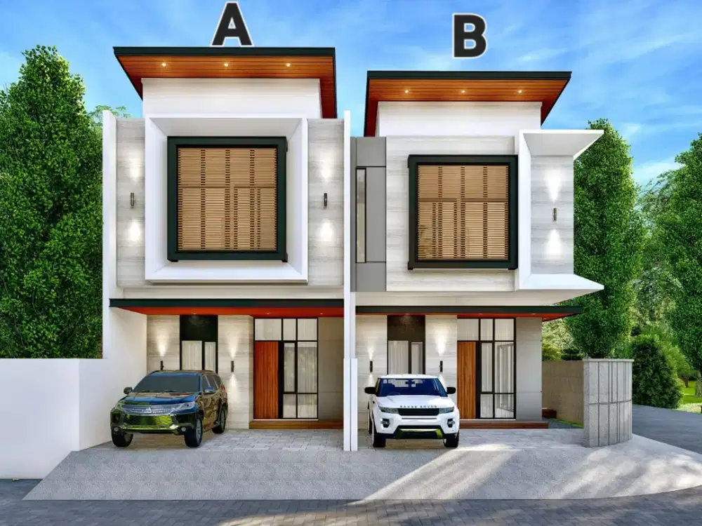 Rumah Unit B Nirwana Eksekutif Row Jalan Boulevard Surabaya, Nego
