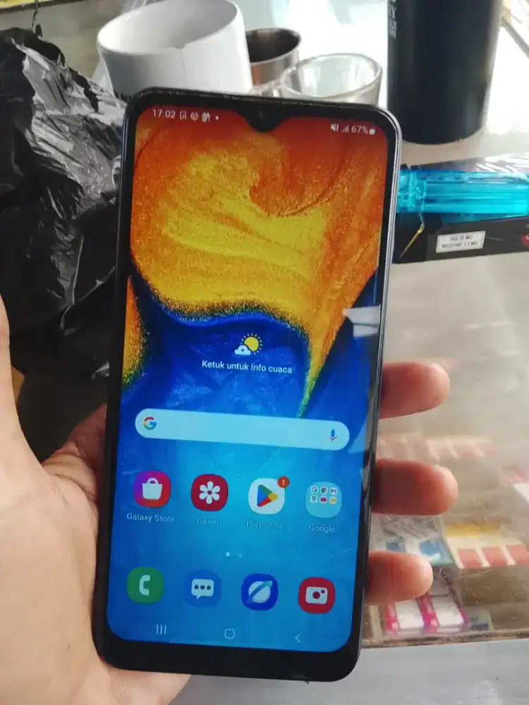 Samsung galaxy A20 ram 3/32gb siap pakai