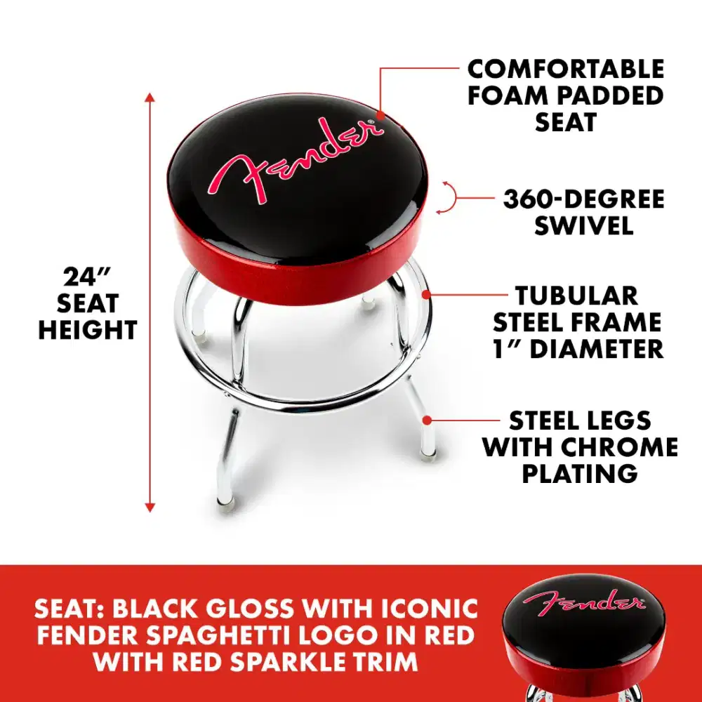 Guitar Fender Barstool