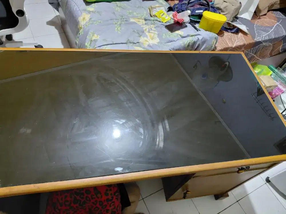 Meja kerja 70x120 kayu kokoh
