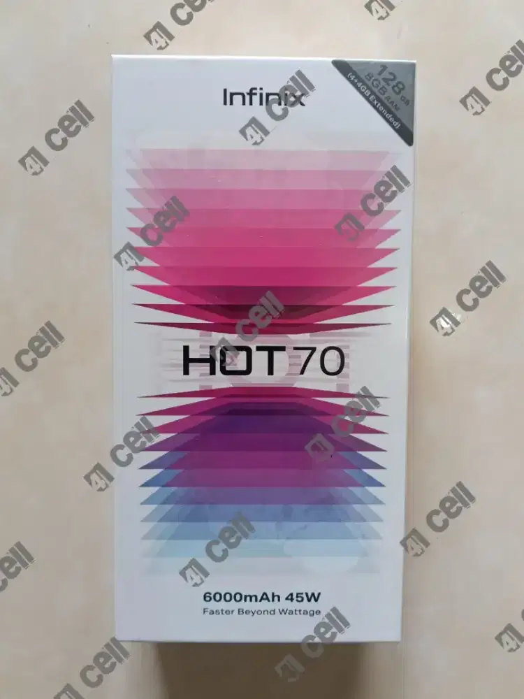 Infinix hot 70 ram 6+6/256 100% baru Termurah