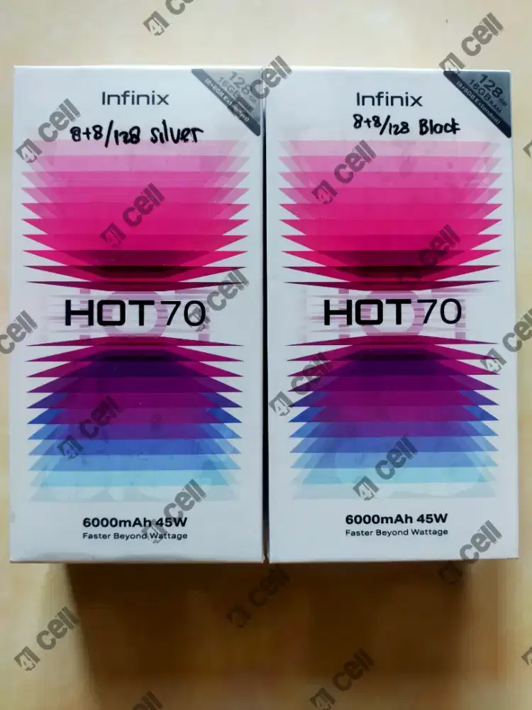 Infinix hot 70 ram 8+8/128 100% baru Termurah