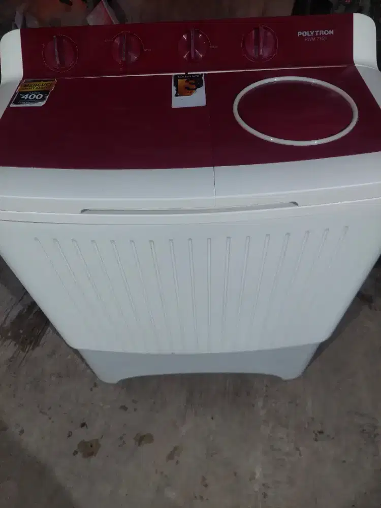 Mesin Cuci polytron kapasitas 7,5kg Normal siap pakai