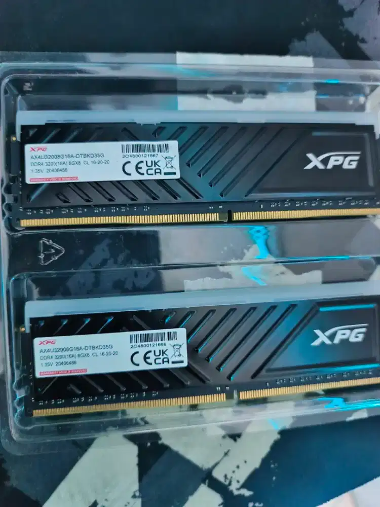 RAM XPG Adata DDR4 16GB 3200MHz (2×8GB) CL16 Batangan