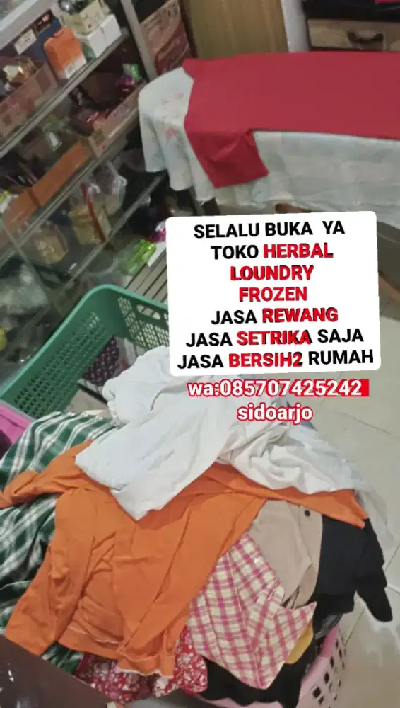 jasa setrika rewang bersih bersih
