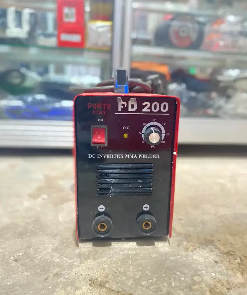 MESIN LAS BEKAS PORTO MMA 200AMPERE PORTO ITALY IGBT DC INVERTER