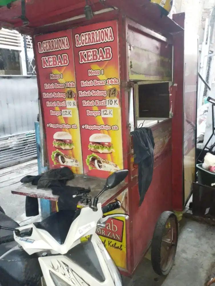 Gerobak kebab murah