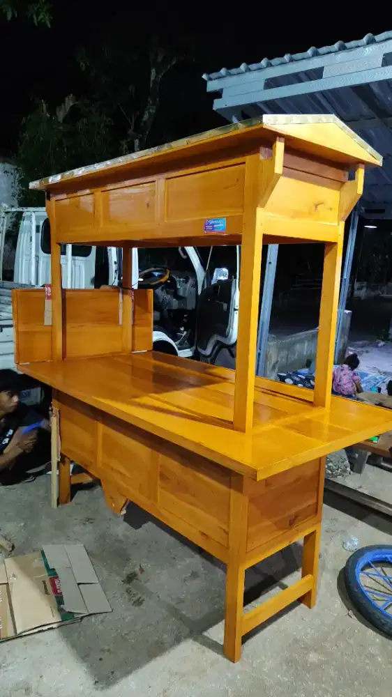 Gerobak Angkringan Bakso Mie Ayam PeceL Bubur Sate Martabak Ronde dlL