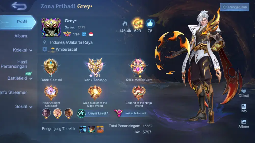 AKUN ML EX IMO (jual pensi)