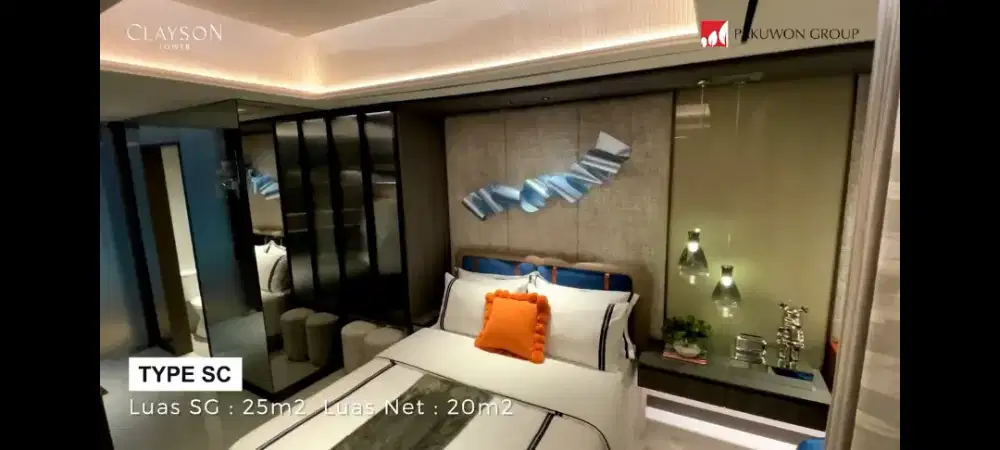 Dijual new projek apartemen clayson pakuwon mall