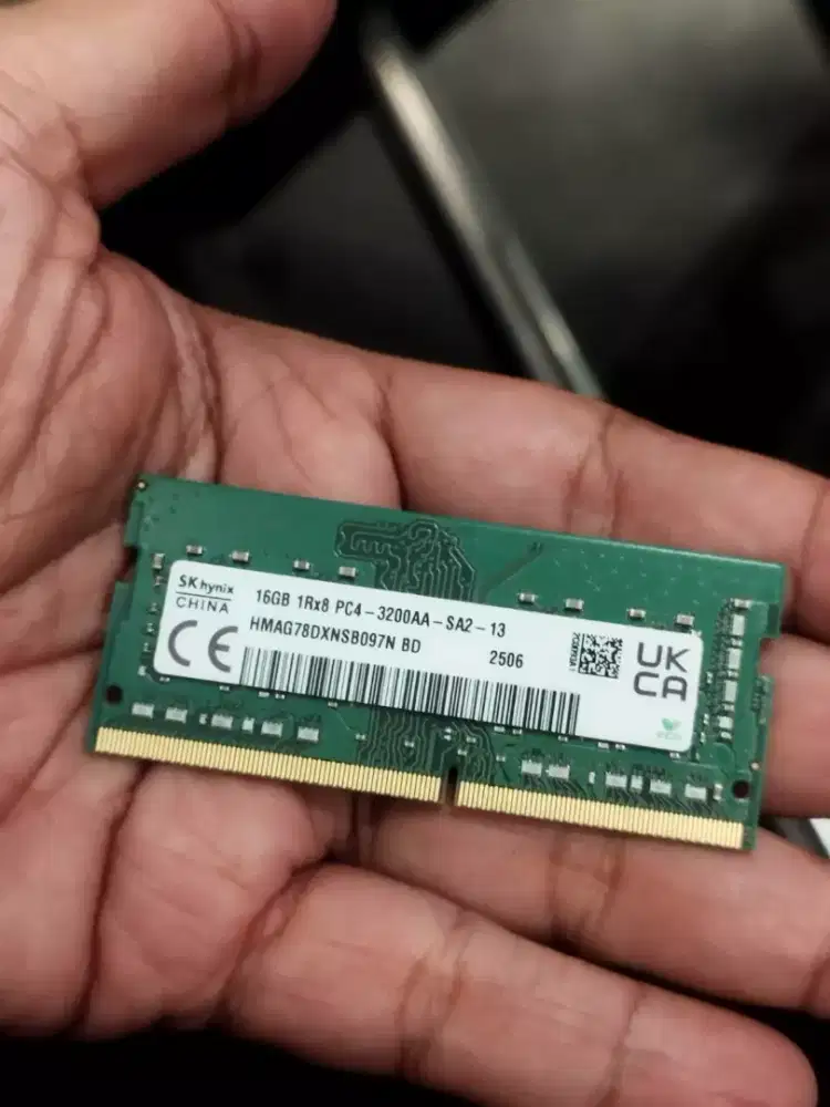 Ram 16GB Laptop DDR4 PC3200 Normal siap pakai