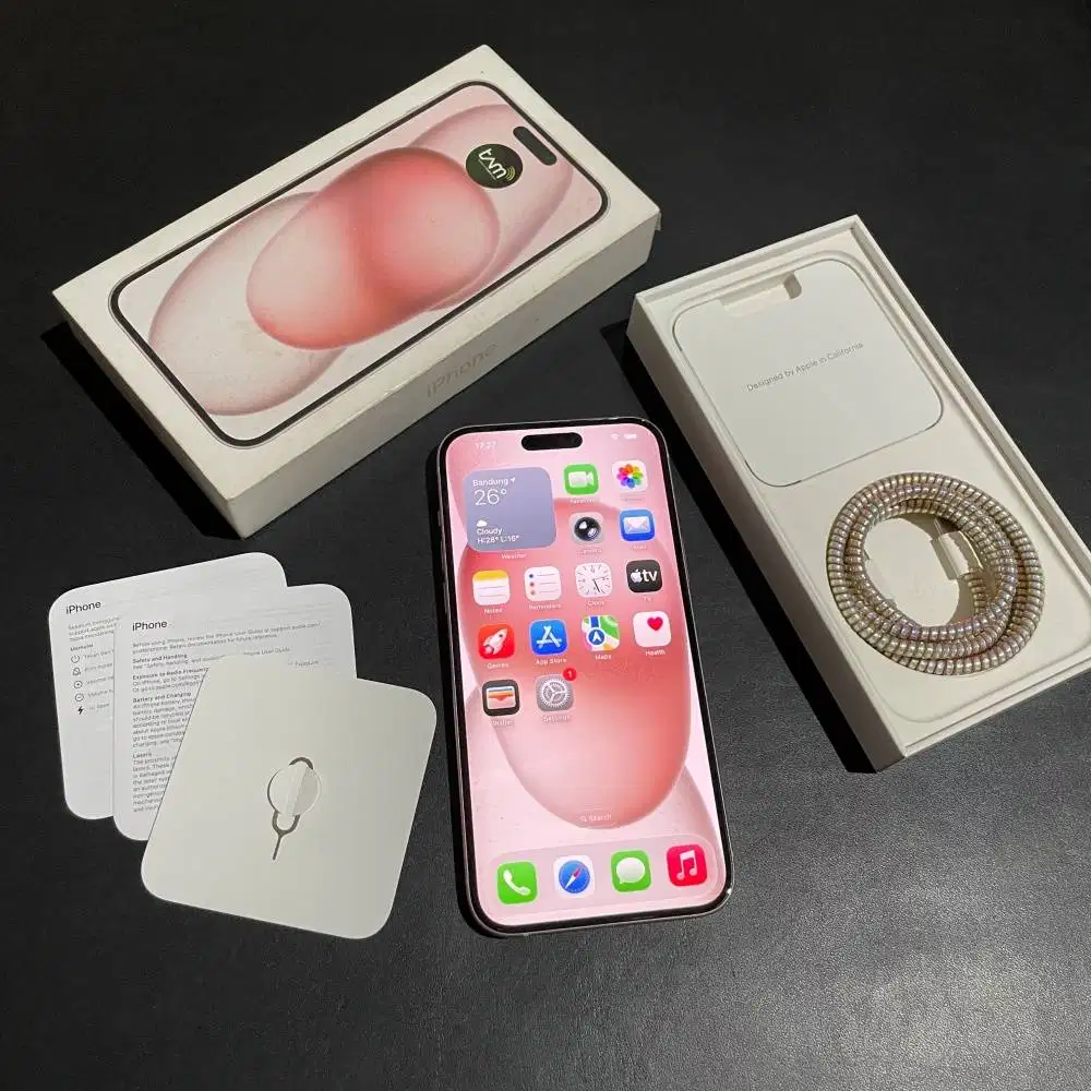 iPhone 15 Plus 128gb iBox Pink Fullset Original