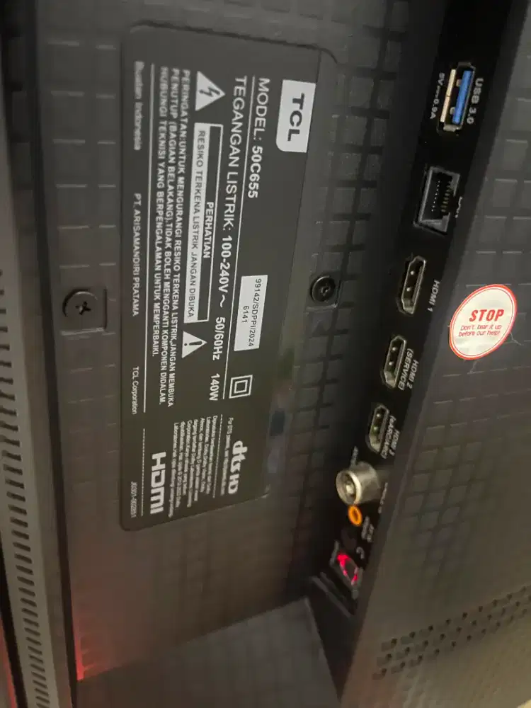 TV TCL 50inc good condition