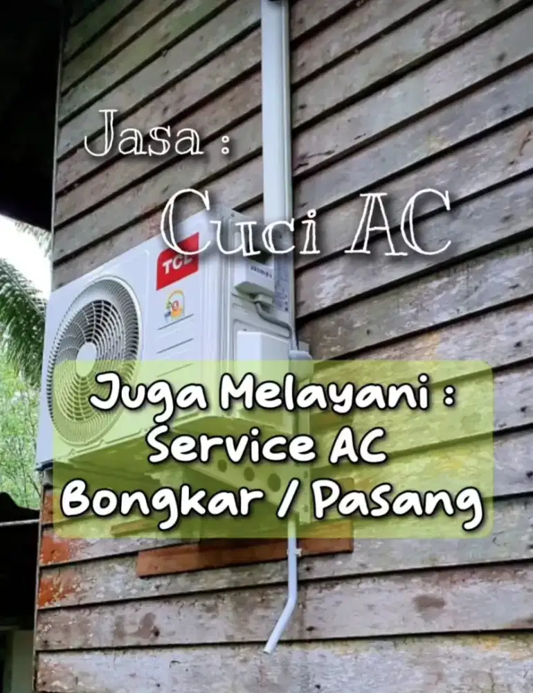 Cuci dan servis ac