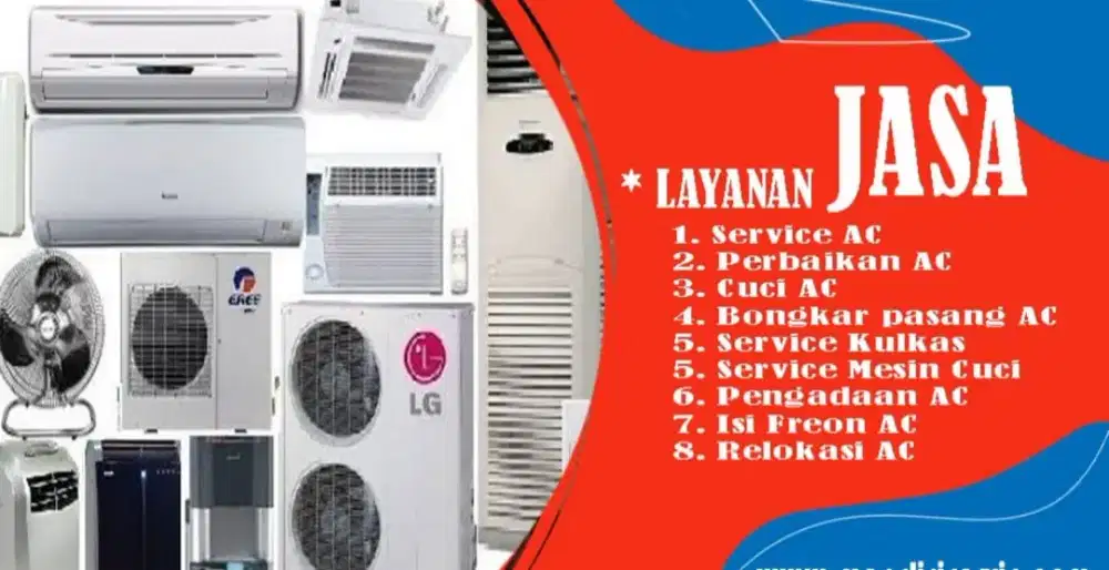 Cuci dan servis ac