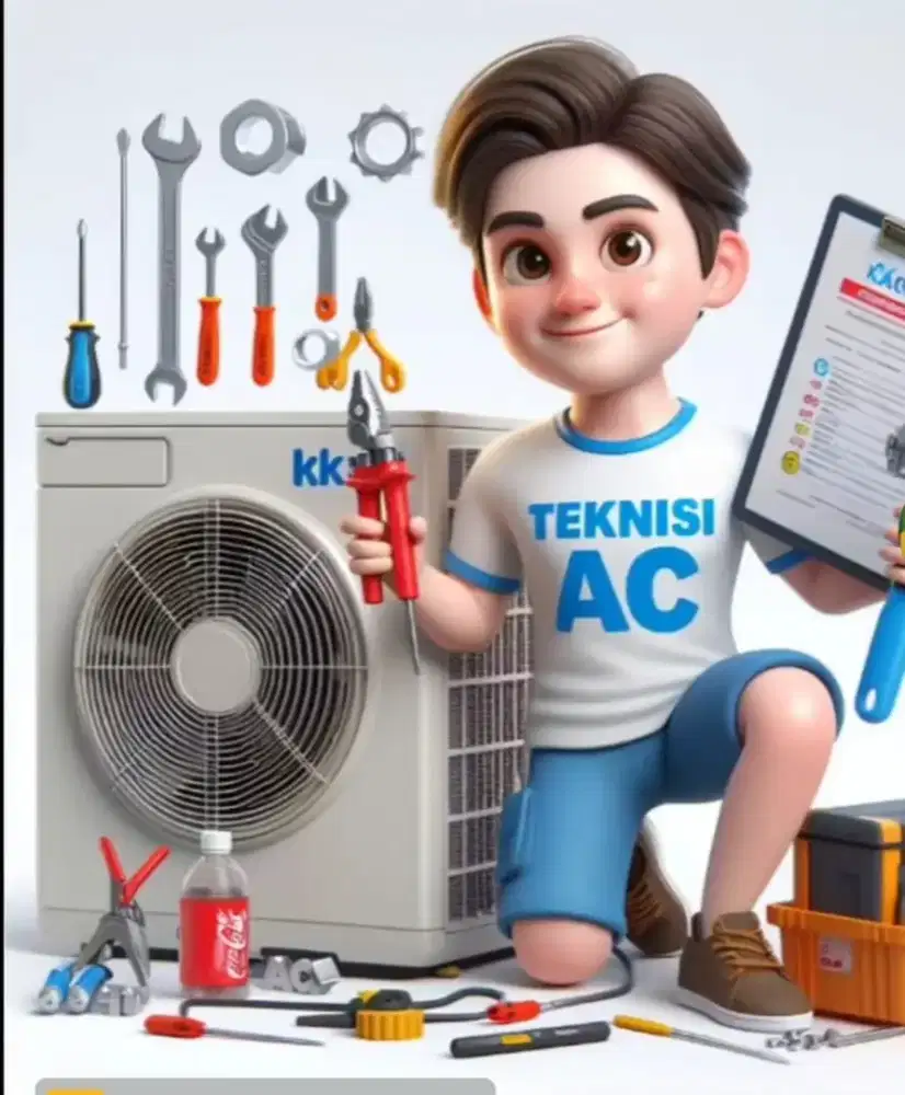 Cuci dan servis ac
