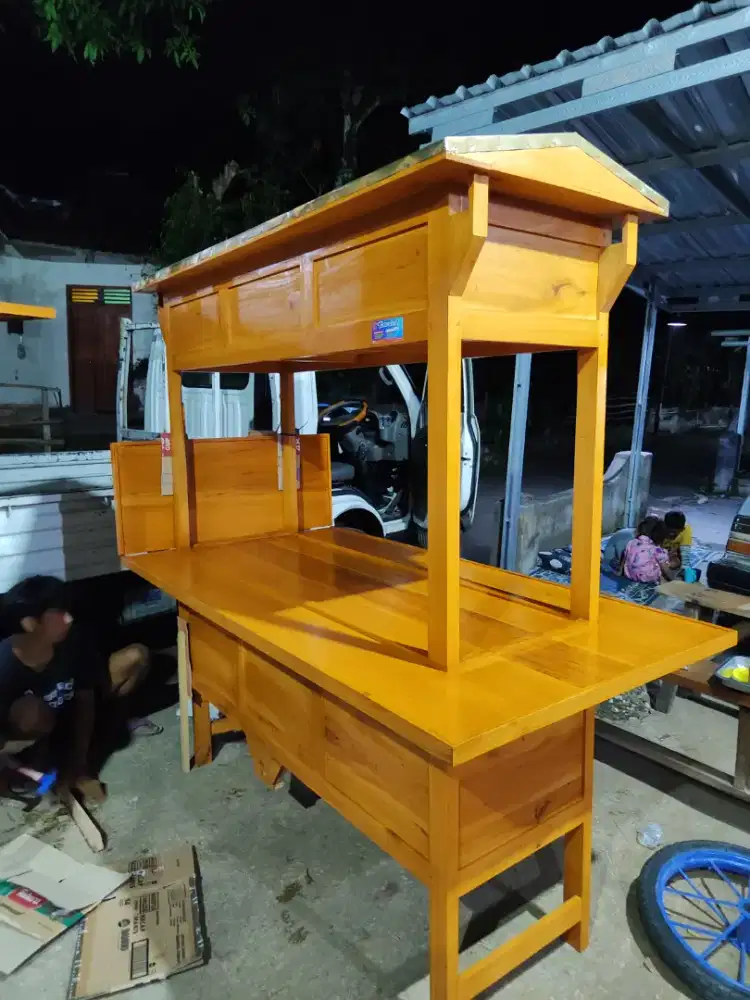 Gerobak Angkringan Bakso Mie Ayam PeceL Bubur Sate Martabak Ronde dlL