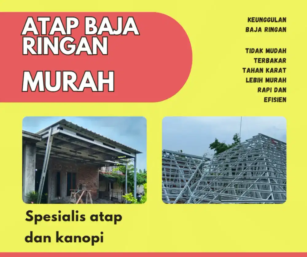 Renovasi bongkar pasang atap rumah