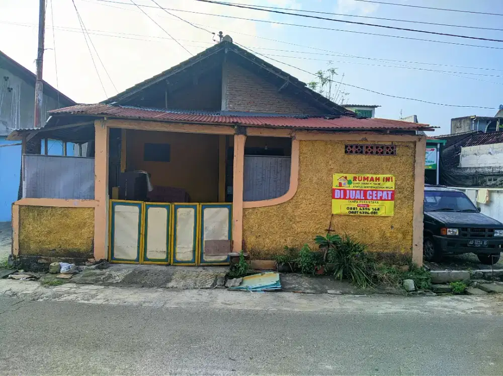 Jual Murah Tanah bonus Bangunan Rumah Lama milik Pribadi turun waris..