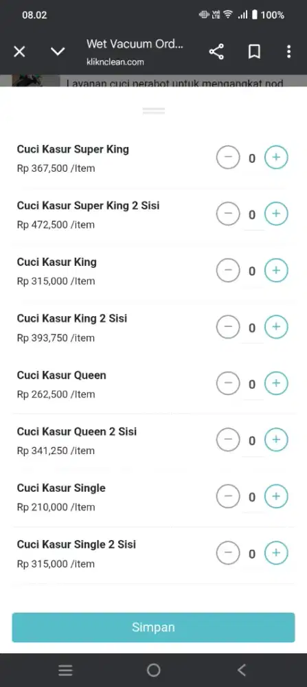 Terima jasa cuci sofa dan kasur