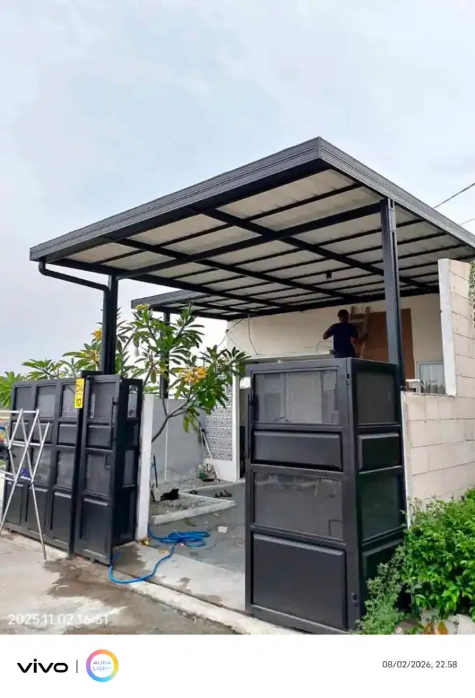 Jasa pasang kanopi baja ringan