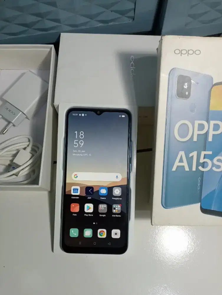 OPPO A15S RAM.6/128GB MULUSS NOMINES