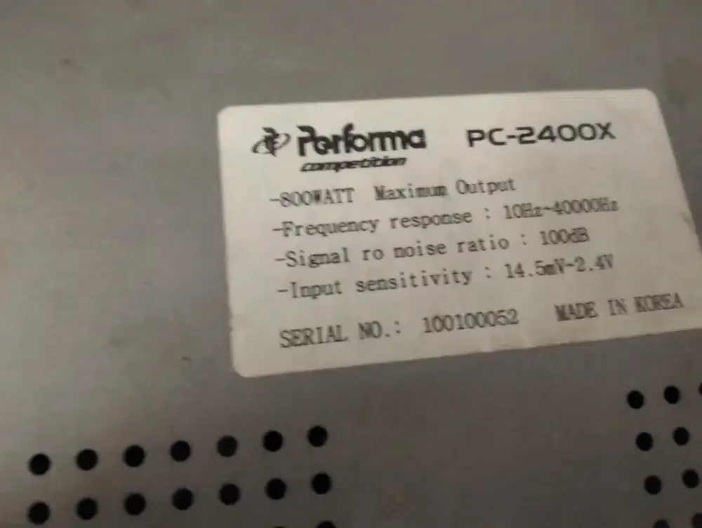 Power Audio Mobil Performa