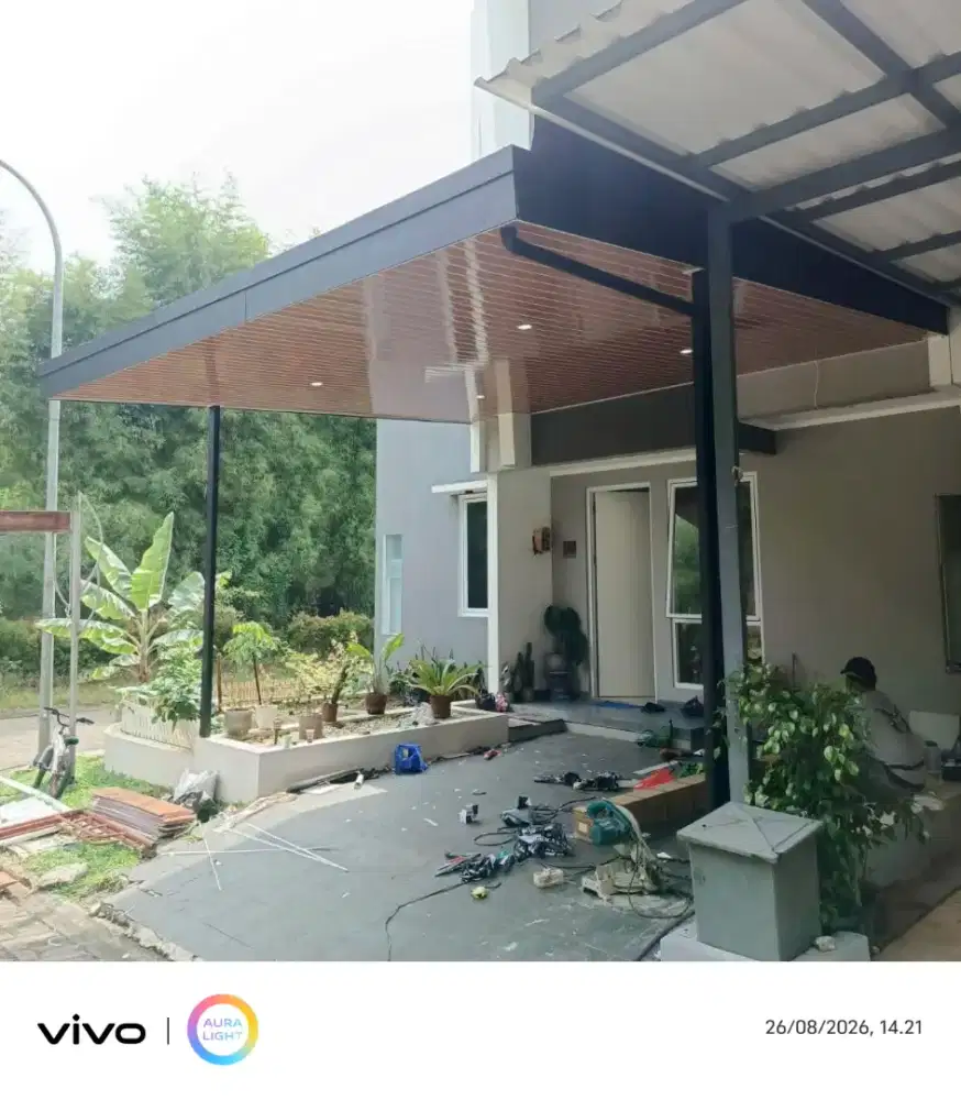 Pasang kanopi plafon pvc