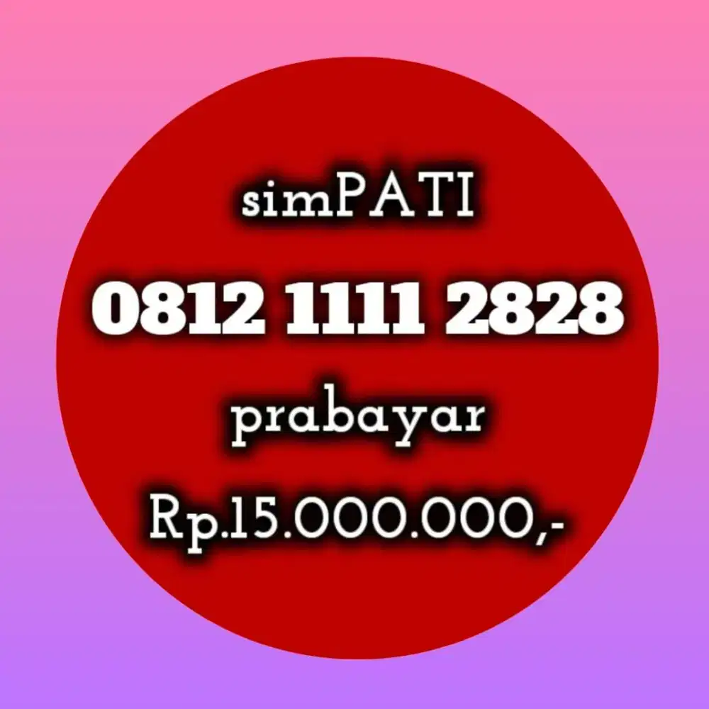 NOMOR CANTIK KOLEKSI SIMPATI 2828