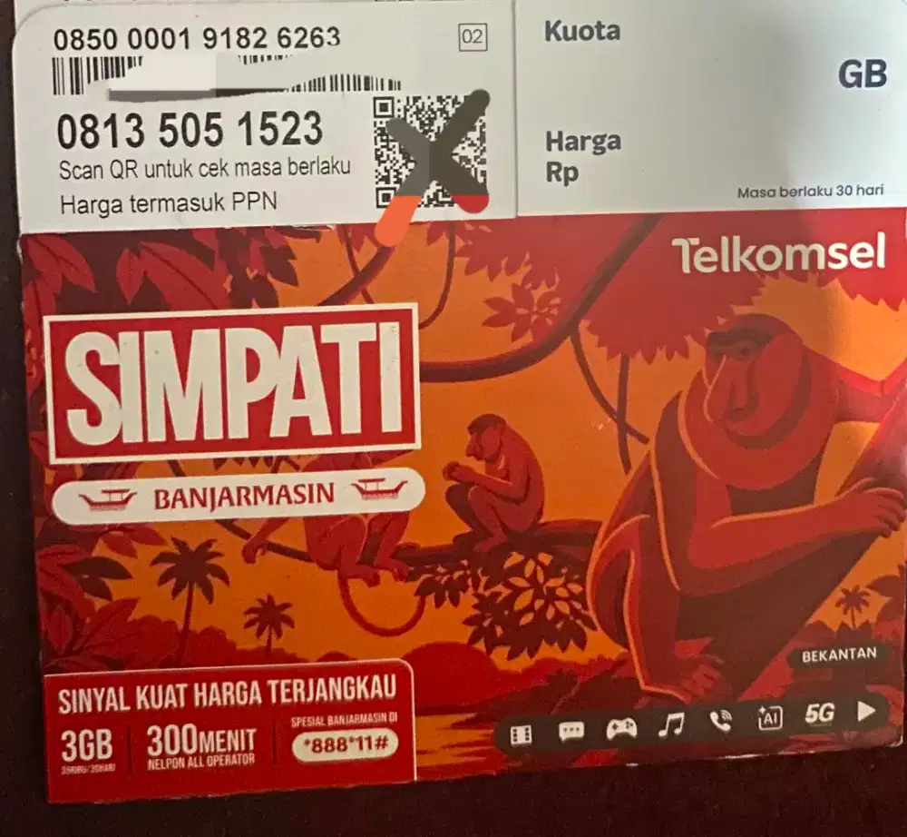 KARTU SIM PERDANA NOMER CANTIK MURAH + KUOTA || BISA NEGO