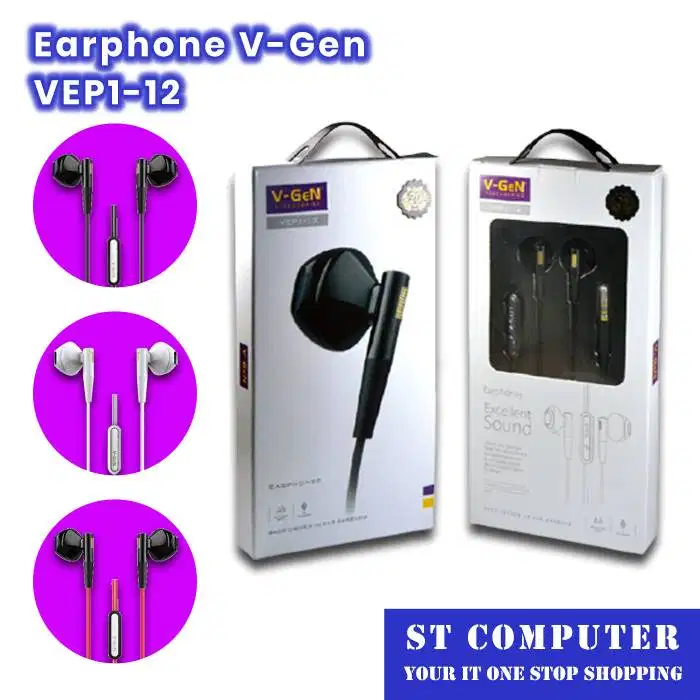Earphone V-Gen VEP1-12