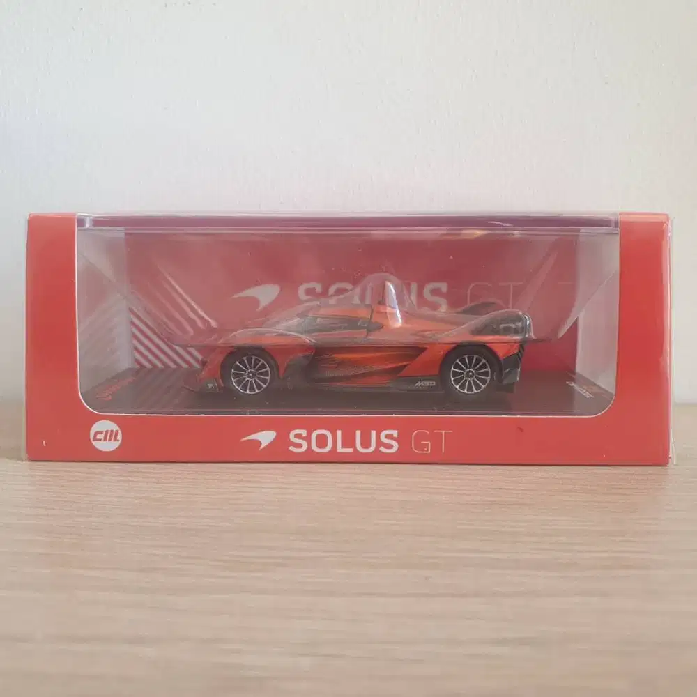 CM Model McLaren Solus GT 1/64 (Metallic Orange, Oranye Metalik)