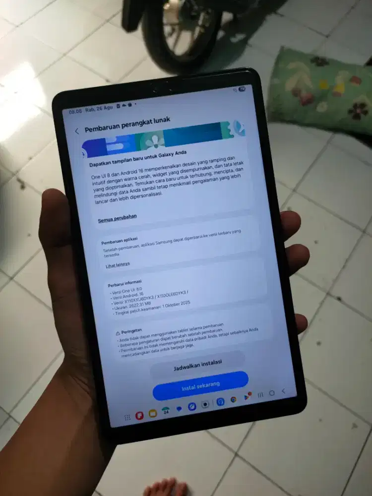 Samsung Galaxy Tab A9 4+4/64GB HP + Casan 25Watt ( Wifi Only )