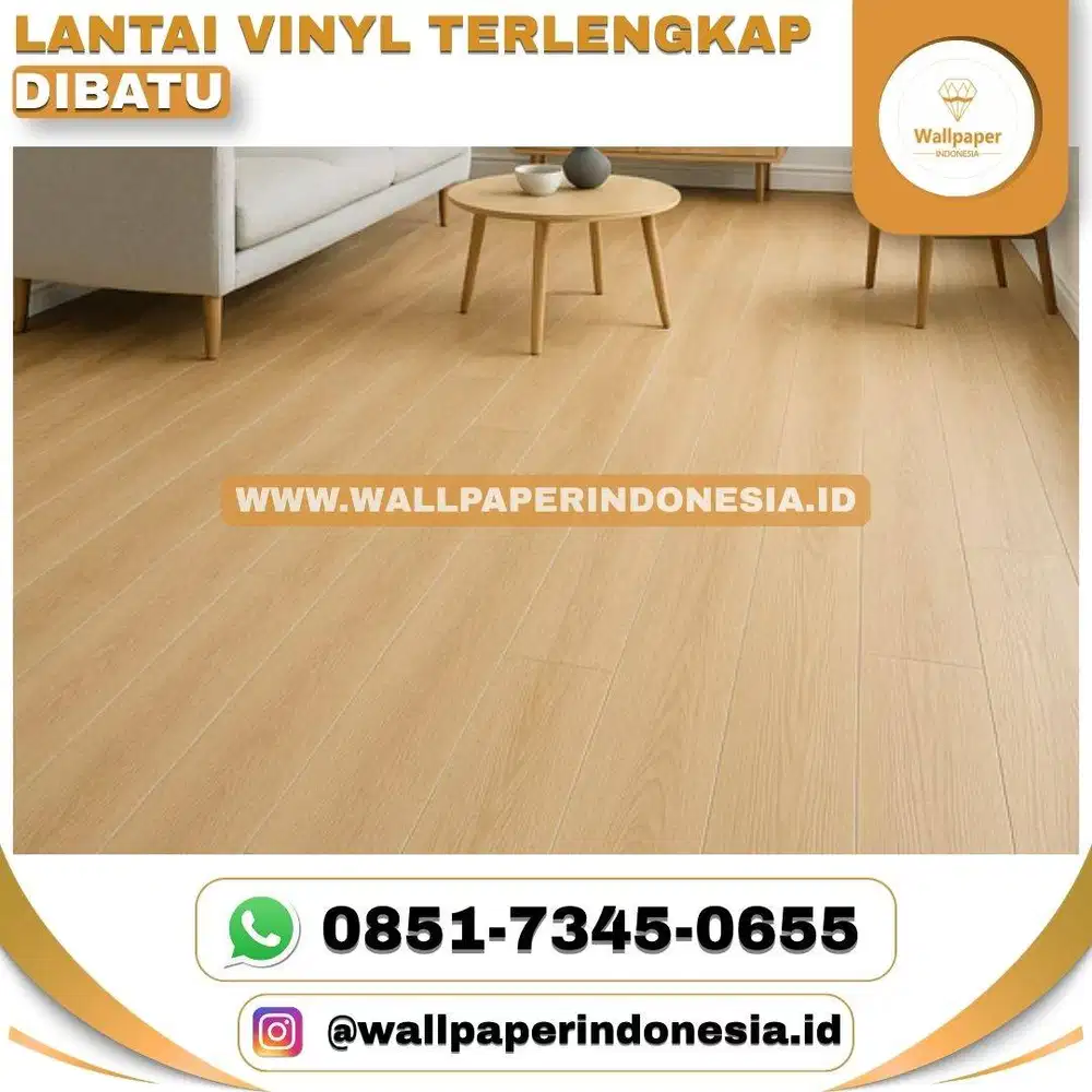 Lantai vinyl terlengkap dibatu