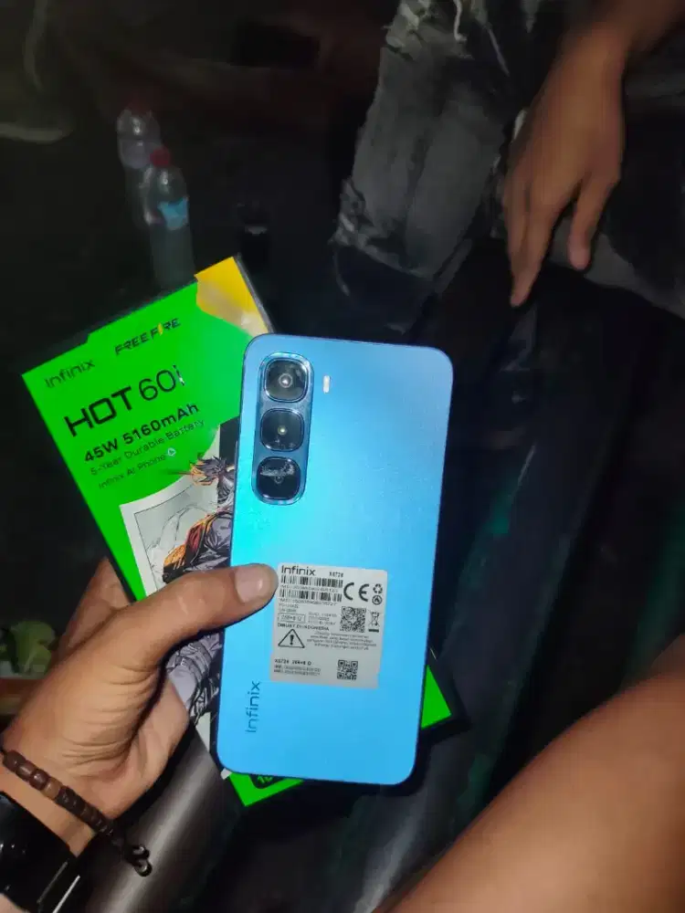 Jul hp infinix hot 60I ram 8+8/256gb