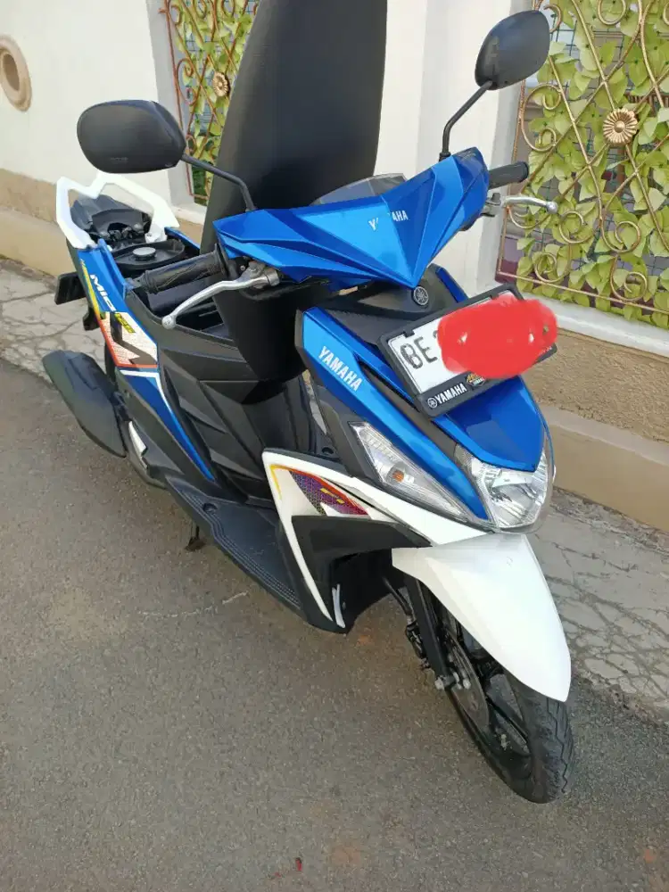 Yamaha Mio M3 125 biru putih lus mulus
