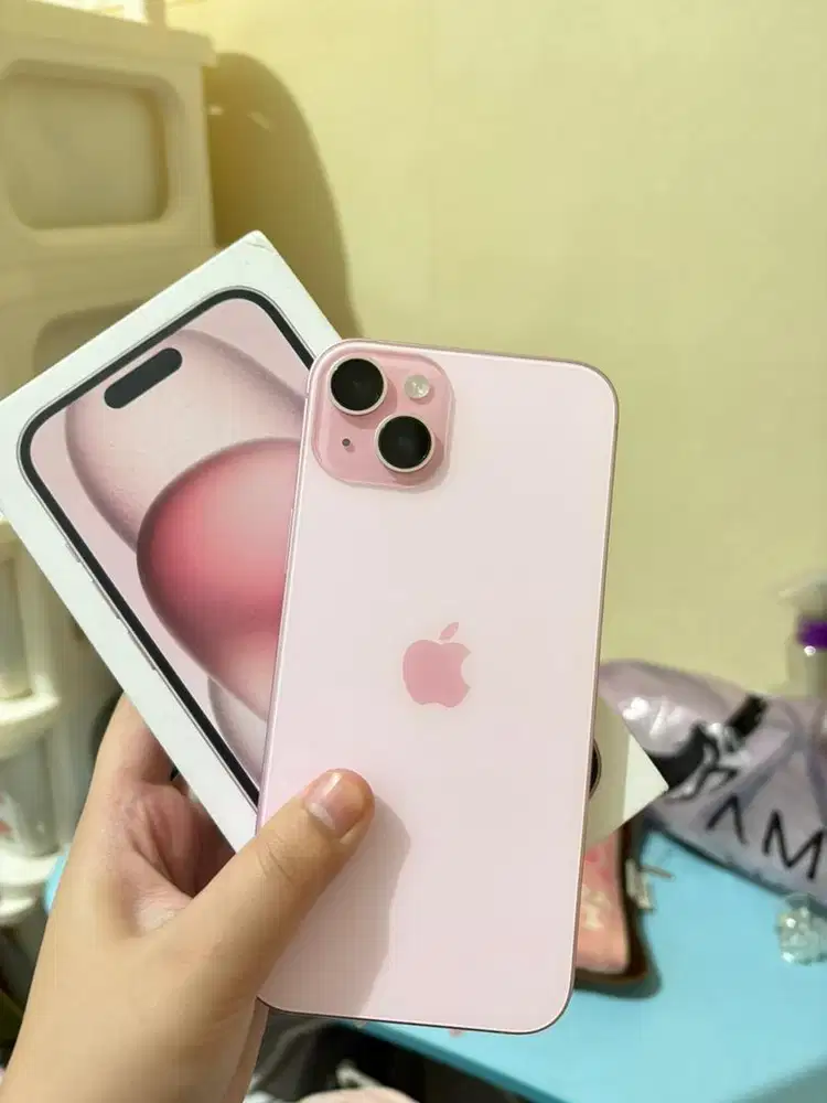 Iphone 15 Plus 128gb inter pink fullset