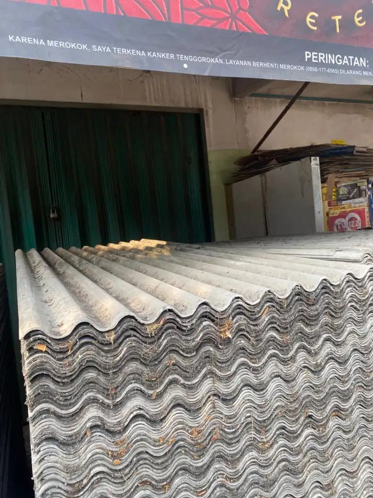 Asbes gelombang kecil 180x80