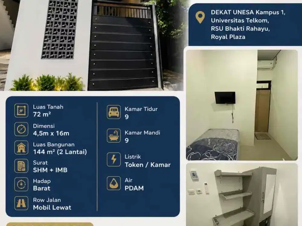 Dijual Rumah Bibis Karah Surabaya
