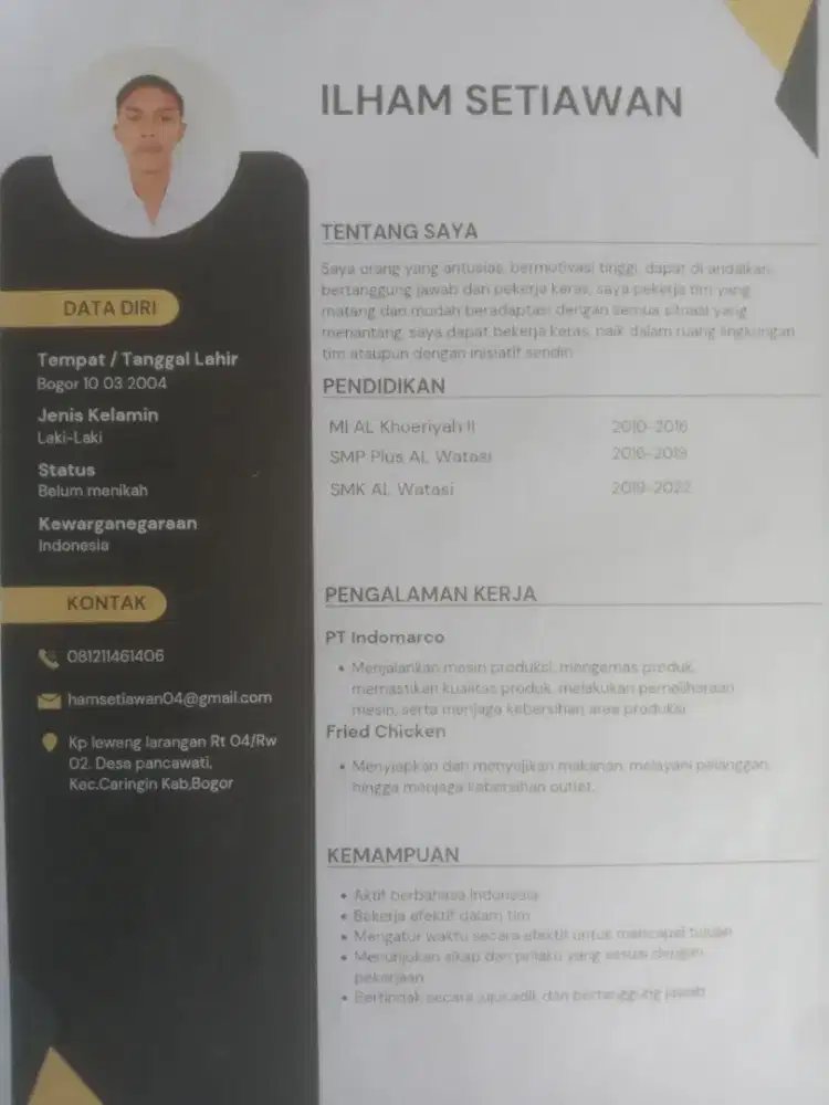 Mencari Pekerjaan.