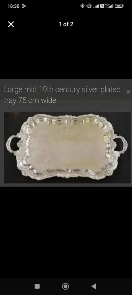 Silver Tray / Nampan Perak
