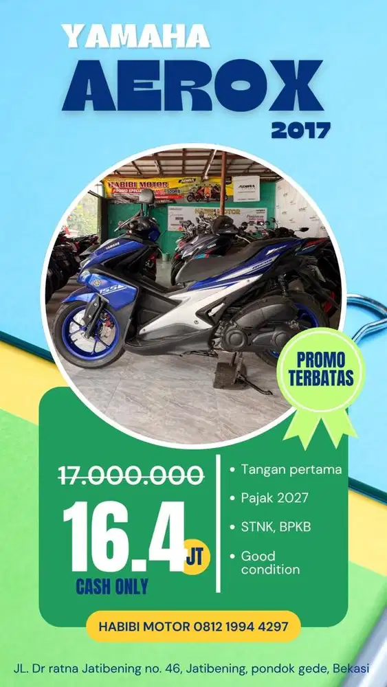 AEROX 155 2017 GOOD CONDITION