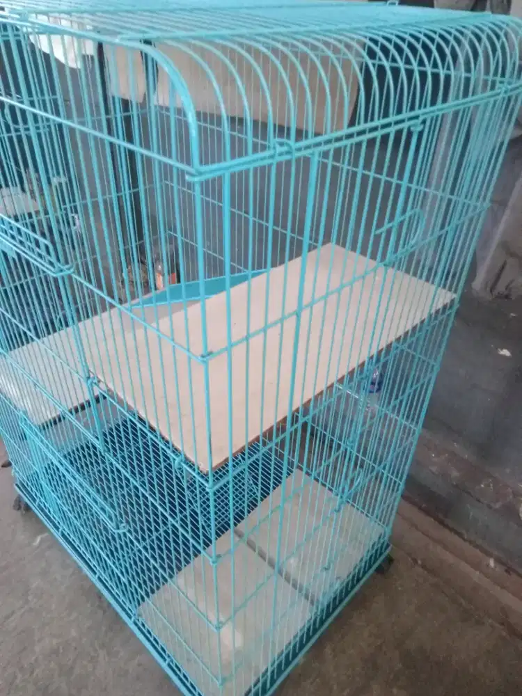 Kandang Kucing Octagon 3 lantai