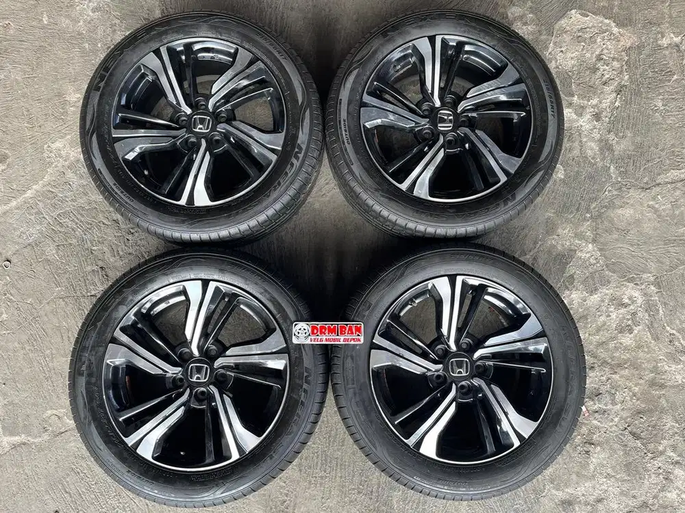 velg oem honda civic turbo ring 17 lubang 5/114 ban masi tebel semua