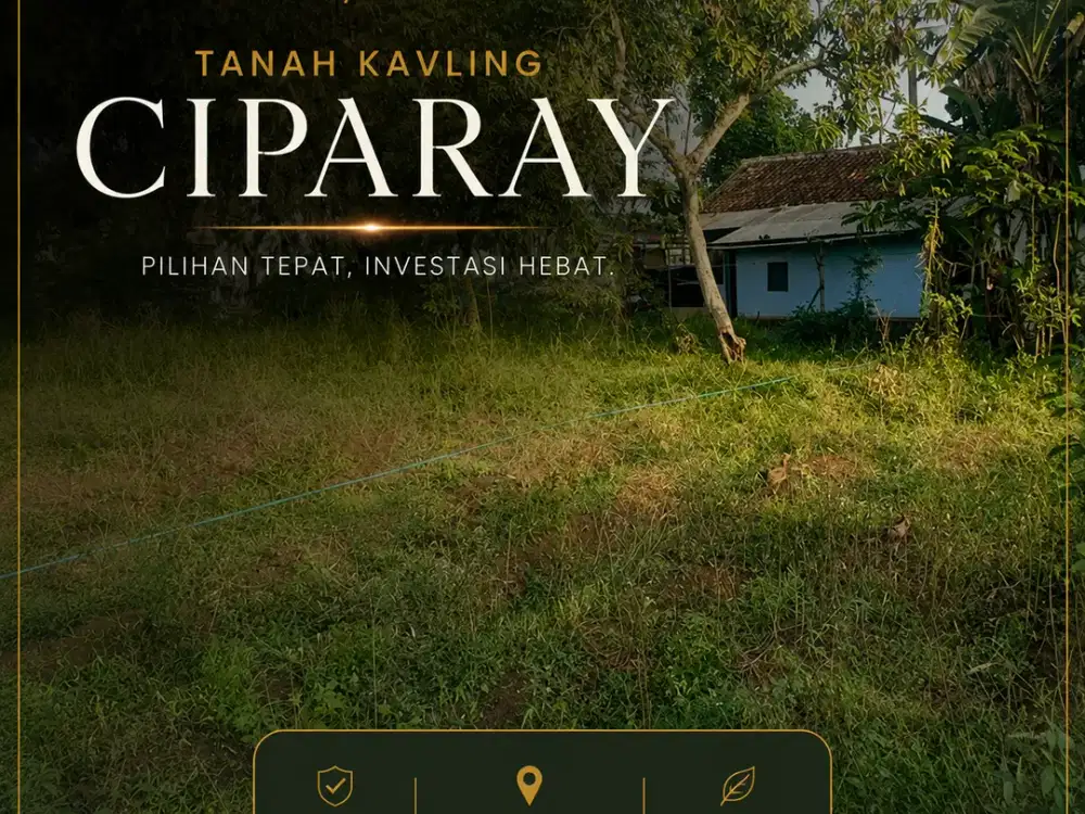 Tanah Kavling Ciparay Siap Bangun Dekat Alun Alun