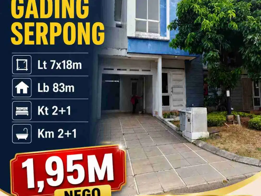 jual rumah gading serpong Dalton