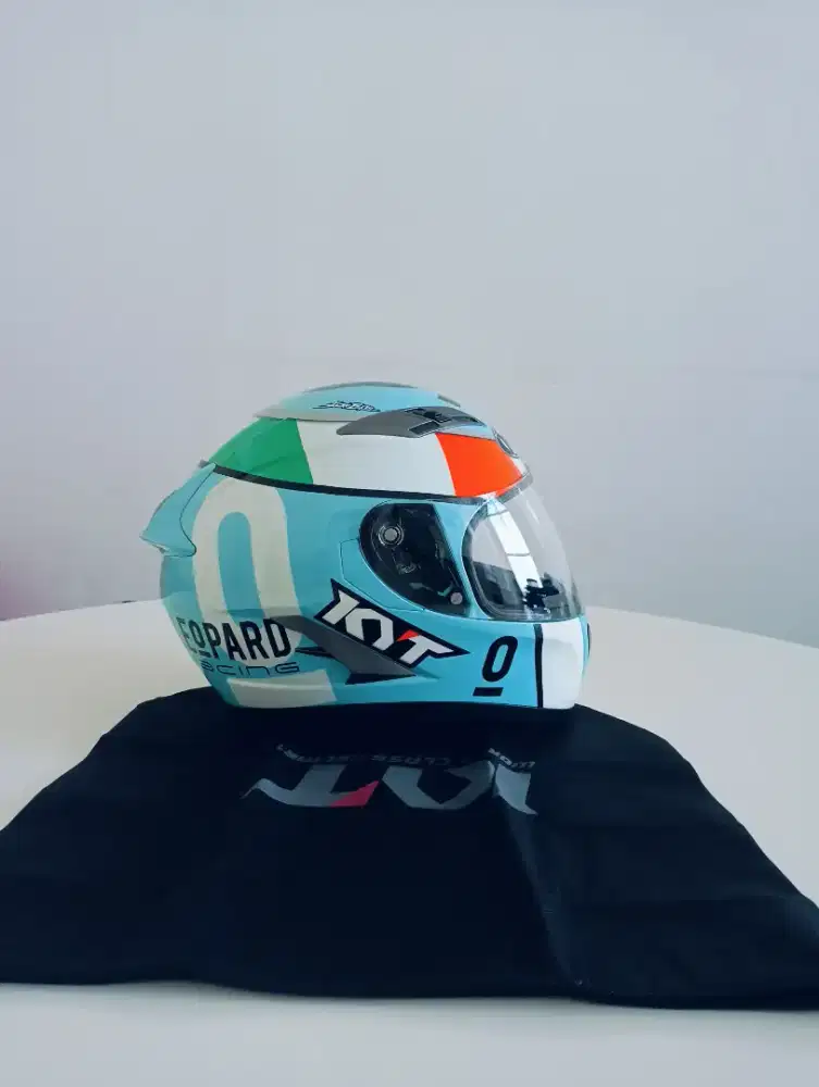 For sale Helmet KYT FALCON Motif Leopard SIZE L Double visor